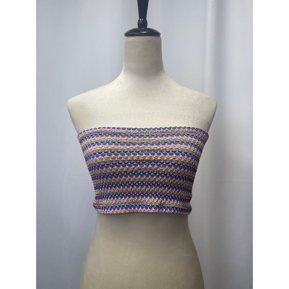 Carabella bandeau multicolor top 
Size M pit to pit 14 
Has stretch